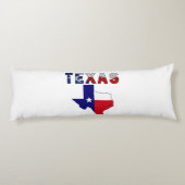 テキサス州の国旗の地図 ボディピロー (裏面)