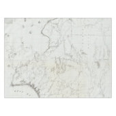 テキサス州の地図およびニューメキシコの部分 テーブルクロス (正面(横))