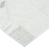 テキサス州の地図およびニューメキシコの部分 テーブルクロス (アングル)