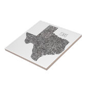 テキサス州の地図 タイル (側面)