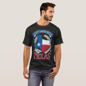 テキサス州の地図、テキサス州と一緒に遊ぶな Tシャツ (正面フル)