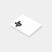 テキサス州の地図 ポストイット (アングル)