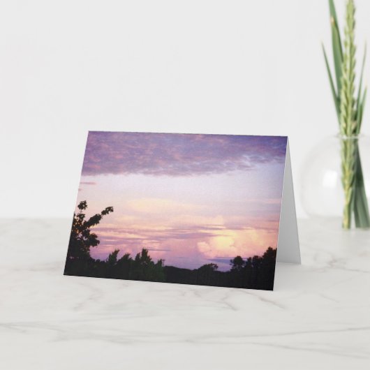 テキサス州の大きい空 カード (正面)