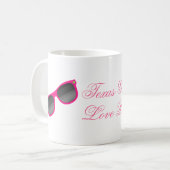 テキサス州の女の子のマグ コーヒーマグカップ (正面左)