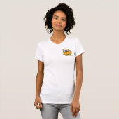 テキサス州の女の子"テキサス州の黄色バラ" Tシャツ (正面フル)