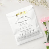 テキサス州の家庭食品に関する法律ラベル フェイバーバッグ (封をした状態)