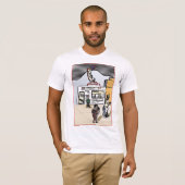 テキサス州の居酒屋のキャラクターのTシャツ Tシャツ (正面フル)