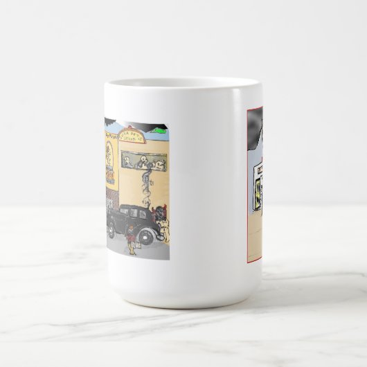 テキサス州の居酒屋のマグ コーヒーマグカップ (中央)