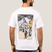 テキサス州の居酒屋のTシャツが付いている1つのボール Tシャツ (裏面)