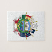 テキサス州の州のシール2 ジグソーパズル (横)