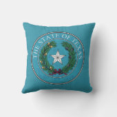 テキサス州の州のシール クッション (裏面)