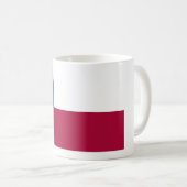 テキサス州の州の旗のコーヒーカップのマグ コーヒーマグカップ (正面右)