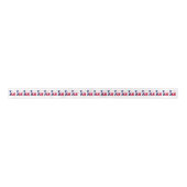 テキサス州の州の旗のタイポグラフィのデザイン サテンリボン (正面)