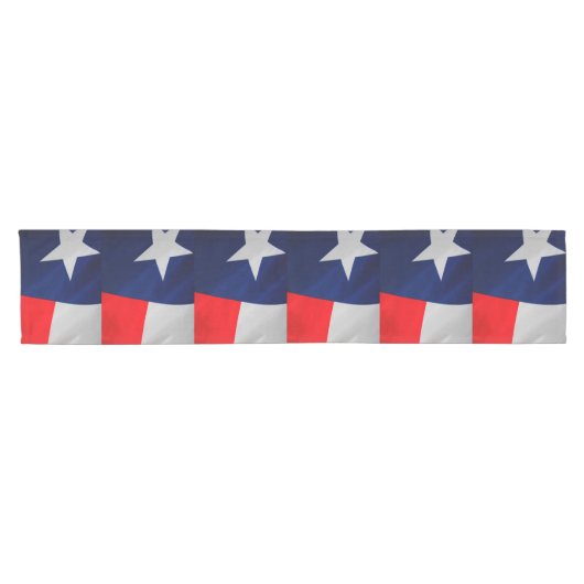 テキサス州の州の旗のテーブルのランナー ショートテーブルランナー (横)