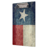 テキサス州の州の旗のヴィンテージのレトロのスタイルのクリップボード クリップボード (左)