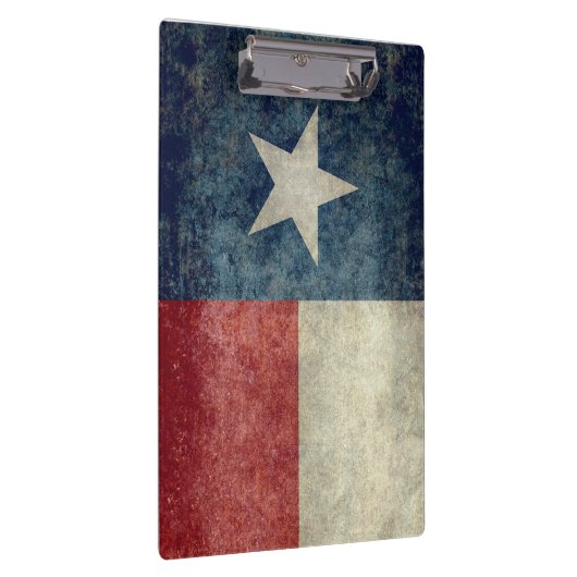 テキサス州の州の旗のヴィンテージのレトロのスタイルのクリップボード クリップボード (右)