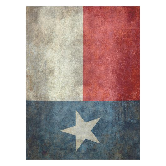 テキサス州の州の旗のヴィンテージのレトロのスタイルのテーブルクロス テーブルクロス (正面)