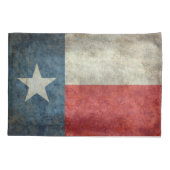 テキサス州の州の旗のヴィンテージのレトロのスタイルの枕カバー 枕カバー (裏面)