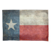 テキサス州の州の旗のヴィンテージのレトロのスタイルの枕カバー 枕カバー (正面)