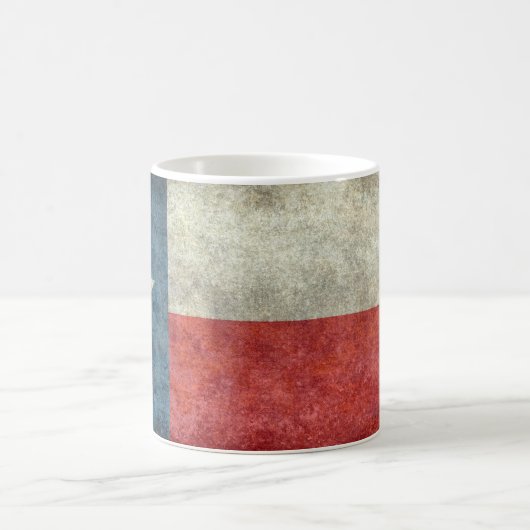 テキサス州の州の旗のヴィンテージのレトロのスタイル コーヒーマグカップ (中央)