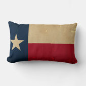 テキサス州の州の旗のヴィンテージ ランバークッション (正面)