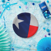 テキサス州の州の旗の紙皿 ペーパープレート (パーティー)