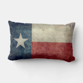 テキサス州の州の旗、ヴィンテージのレトロのスタイルの枕 ランバークッション (裏面)