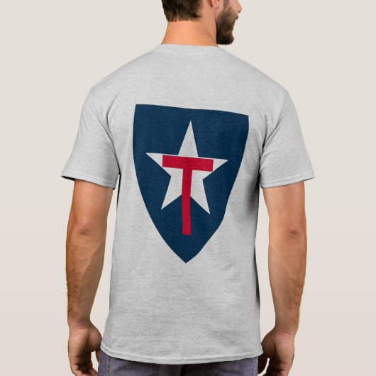 テキサス州の州の監視ワイシャツ#4 Tシャツ (裏面)