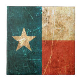 テキサス州の引きずられ、擦り切れたな旗 タイル (正面)