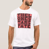 テキサス州の愛称「ローン・スター・ステート」 Tシャツ (正面)