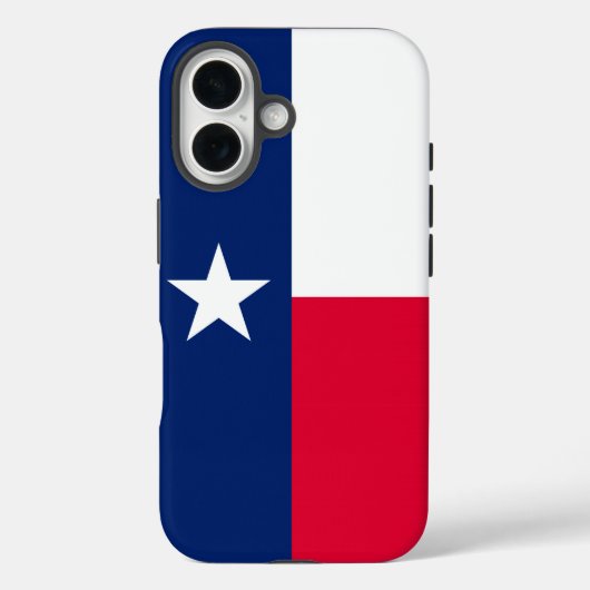 テキサス州の旗のデザインの装飾 Case-Mate iPhoneケース (裏面)