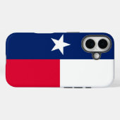 テキサス州の旗のデザインの装飾 Case-Mate iPhoneケース (裏面 (横))