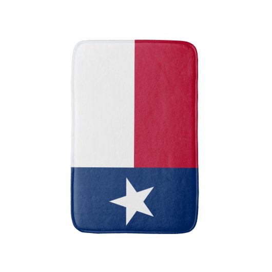 テキサス州の旗のバス・マット|のテキサス州の浴室の敷物 バスマット (正面縦)