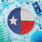 テキサス州の旗のプレート ペーパープレート (パーティー)