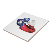 テキサス州の旗の唇 タイル (側面)