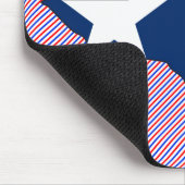 テキサス州の旗の地図 マウスパッド (コーナー)