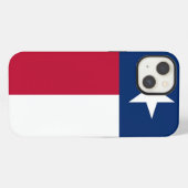 テキサス州の旗の愛国的なApple Case-Mate iPhoneケース (裏面横)