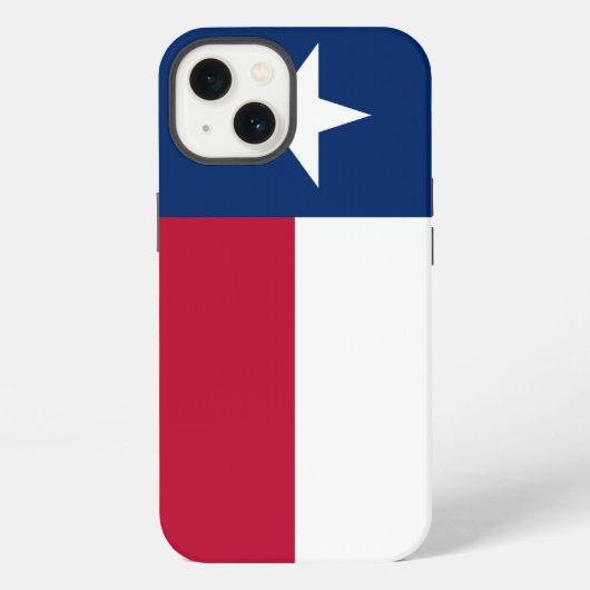 テキサス州の旗の愛国的なApple Case-Mate iPhoneケース (裏面)