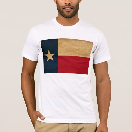 テキサス州の旗のTシャツ Tシャツ (正面)