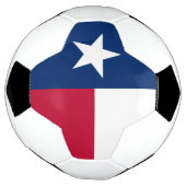 テキサス州の旗 サッカーボール (回転)