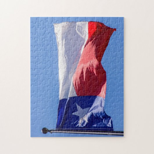 テキサス州の旗 ジグソーパズル (縦)