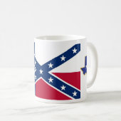 テキサス州の旗、テキサス州の共和国の共和国の… コーヒーマグカップ (正面右)