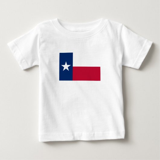 テキサス州の旗 ベビーTシャツ (正面)