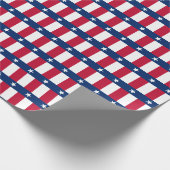 テキサス州の旗 ラッピングペーパー (角)