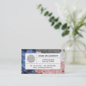 テキサス州の旗 名刺 (スタンド正面)