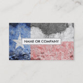 テキサス州の旗 名刺 (裏面)