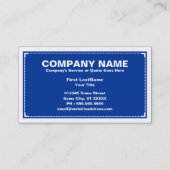 テキサス州の旗 名刺 (裏面)