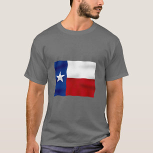 テキサス州の旗-基本的な暗いTシャツ Tシャツ