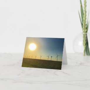 テキサス州の日没のnotecard カード