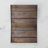 テキサス州の星条旗マップ サンキューカード (内部)